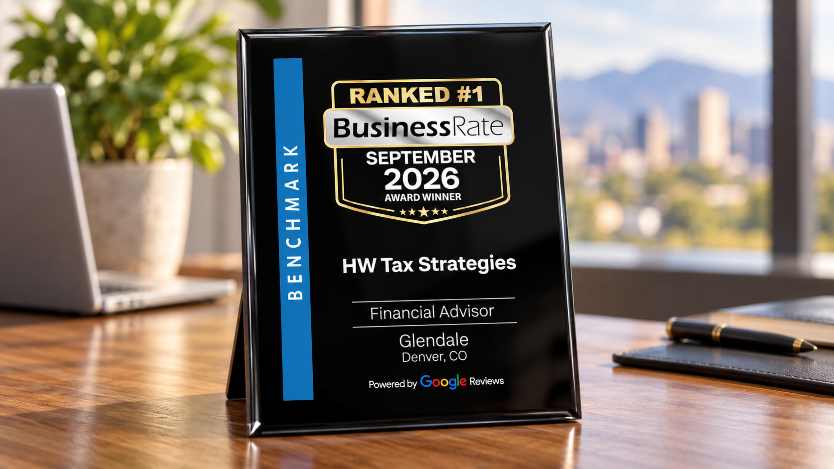 HW Tax Strategies Ranked #1 Financial Advisor in Glendale by BusinessRate (September 2026,Based on Google Reviews)